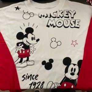 Mickey Mouse cropped long-sleeve